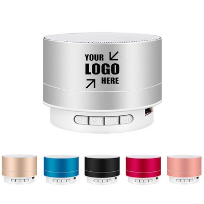 Mini Aluminum Round Bluetooth Speaker